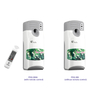 XinDa PXQ288 Cảm biến chuyển động nhà vệ sinh lcd hoạt động bằng pin Máy làm mát không khí tự động treo tường Máy phân phối khí dung nước hoa