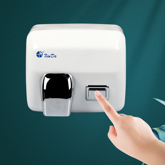 Máy sấy tay điện bằng thép không gỉ trong phòng tắm