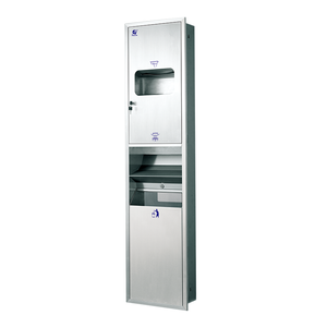 Máy làm khăn giấy đa năng Máy sấy tay tự động & Thùng rác kết hợp 3 trong 1