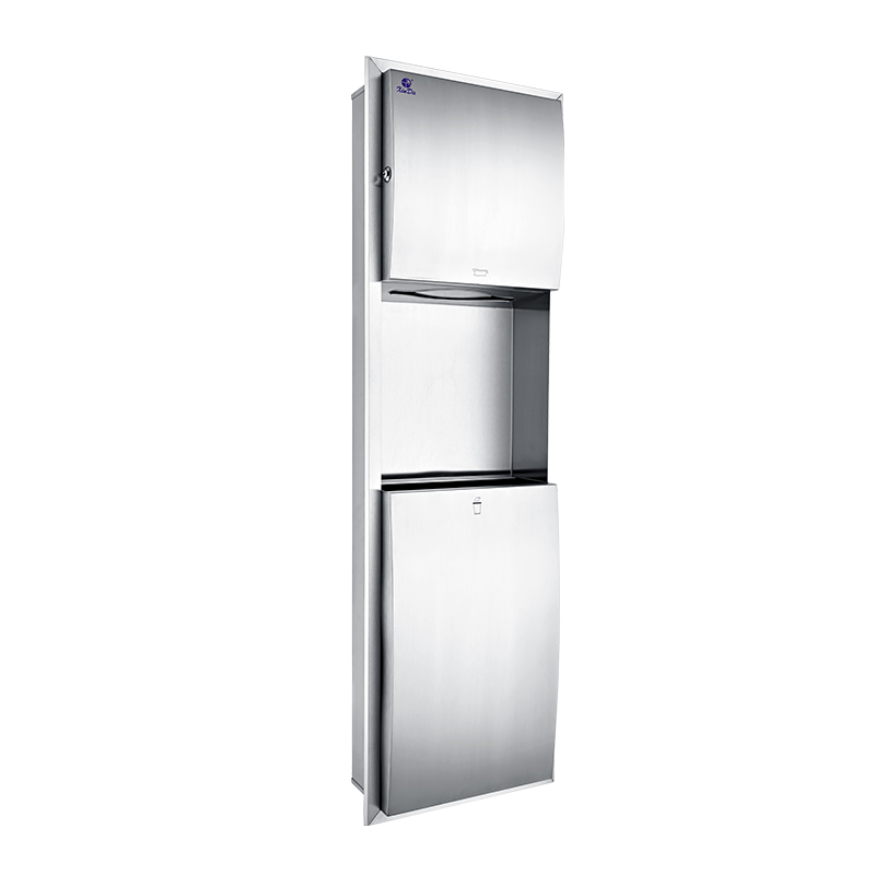 Hộp đựng khăn giấy đa năng SUS 304 & Thùng rác kết hợp 2 TRONG 1